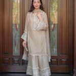 Beige Premium Georgette Suit Set