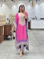 Radiance Chinon Silk Kaftan - Image 6