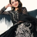 Black Suit With Silver Embroidery