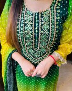 Rang Mahal Bandhani Suit Set - Image 2