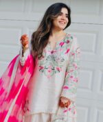 Rose Radiance Embroidered Ensemble - Image 4