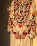 Chikankari-Inspired Embroidered Straight Kurta Set - Image 6