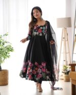 Floral Symphony Anarkali - Image 18