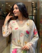 Blossom Bliss Organza Suit - Image 4