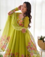 Floral Symphony Anarkali - Image 26