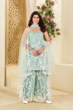Zaria Embroidered Sharara Set - Image 2