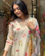 Blossom Bliss Organza Suit - Image 3