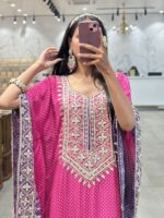 Radiance Chinon Silk Kaftan - Image 4