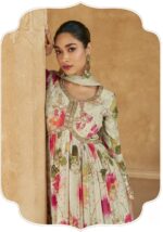 Floral Enchantment Anarkali - Image 4
