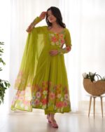 Floral Symphony Anarkali - Image 21