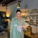 Mint Glow Embroidered Suit - Image 3