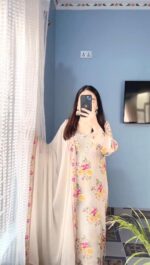 Pearl Organza Suit Set - Image 2