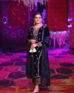 Regal Velvet Sapphire Suit Set - Image 4