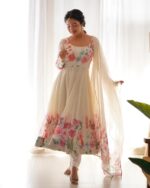 Floral Symphony Anarkali - Image 9