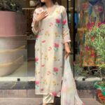 Blossom Bliss Organza Suit