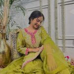 Luxurious Green Sharara Set