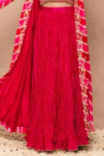 Royal Elegance Embroidered Shrug Skirt Set - Image 6