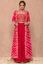 Royal Elegance Embroidered Shrug Skirt Set - Image 2