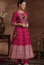 Mehrun Royal Banarasi Anarkali Ensemble - Image 7