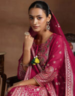 Mehrun Royal Banarasi Anarkali Ensemble - Image 2