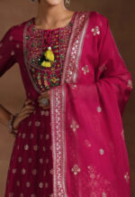 Mehrun Royal Banarasi Anarkali Ensemble - Image 4