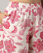 Gulzar Ivory & Rose Floral Co-ord Set - Image 5