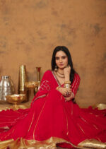 Royal Rouge Gota Patti Lehenga Set - Image 2