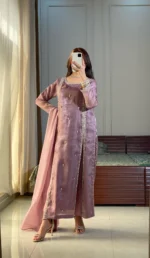 Zeenat Mauve Elegance Set