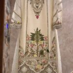 Wedding Special Maharani Off-White Suit with Tassels