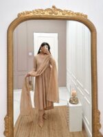 Beige Premium Anarkali Suit Set - Image 3