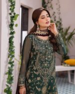 Royal Lahori Embroidered Suit Set - Image 4