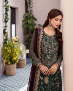 Royal Lahori Embroidered Suit Set - Image 3