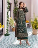 Royal Lahori Embroidered Suit Set
