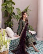 Royal Lahori Embroidered Suit Set - Image 5