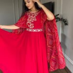 Scarlet Grace Embroidered Gown