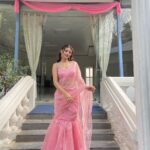 Petals in Morning Mist Lehenga Saree