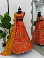 Sunset Glow Lehenga Set - Image 3
