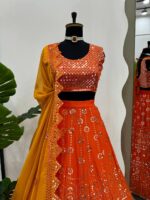 Sunset Glow Lehenga Set - Image 4
