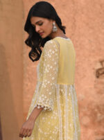 Organza Charm Anarkali Kurta Set - Image 5