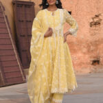 Organza Charm Anarkali Kurta Set