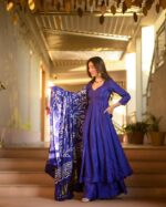 Anamika Premium Silk Anarkali Suit Set - Image 3
