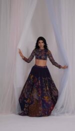 Premium Intricate Kalamkari Designer Lehenga Choli Set - Image 4