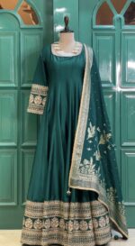 Peacock Bliss Anarkali Suit