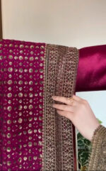 Designer Monsoon Silk Kurta Suit Set - Image 3