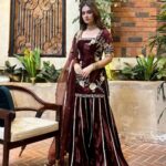 Royal Velvet Embroidered Sharara Suit