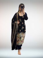 Black Velvet Noir Royal Suit - Image 2