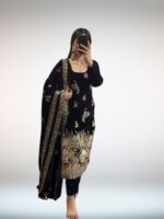 Black Velvet Noir Royal Suit - Image 3