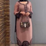 Heavy Chine Work Top With Dupatta