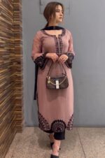 Heavy Chine Work Top With Dupatta