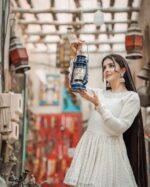 Pearl White Elegance Sharara Set